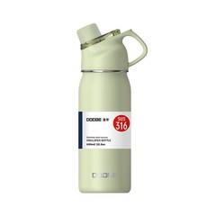 DODGE道奇 316不鏽鋼運動水壺 手提隨行吸管保溫杯, 1個, 青檸綠 500ml