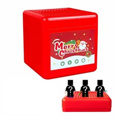 선물 수납함 블록 수납통 간식 용기 플라스틱 데스크탑 정리함 방진, Christmas box