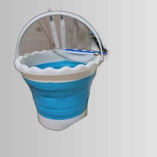 P1 대용량 접이식 미술물통 원형, 본상품