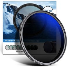 NEWER 67MM 다중 필터 ND2-ND400(1-9 중성 ND 스크래치 가변 및 방수 코팅 방지 스톱) 밀도 필터, 52mm