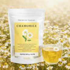 티하이 캐모마일 카모마일 잎차 허브티 대용량 원물 100g, 1개, 1개입