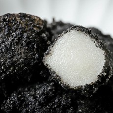 푸른마을 국내산 찹쌀 고소한 흑임자 인절미 떡, 1박스, 600g