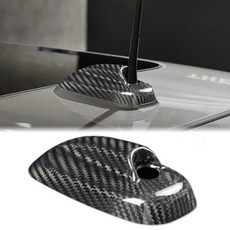 碳黑色真乾碳纖維鯊魚鰭天線蓋，適用於14-16年R61 Paceman, 1個