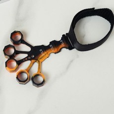 手筋專項訓練器男指力訓練器：手臂肌肉筋脈擴張曲張健身器材, 進階新款5指 迷彩橙, 1個