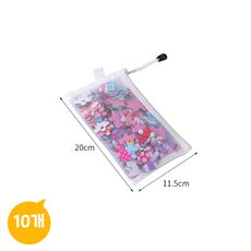 스무들 장난감 레고 정리함 메쉬 파우치, 10개