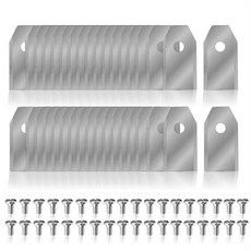 ABZV-36PCS SEGWAY NAVIMOW I105N/I108N/I110N/ 포함) 실버 H500N/H800N/H1500N/H3000용 블레이드(나사 교체