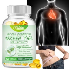Pslalae 活力綠茶濃縮膠囊 6000mg 20:1 高濃度萃取, 120組