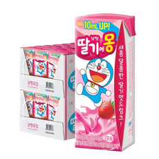 남양 딸기에몽 / 멸균우유 딸기우유, 190ml, 1개