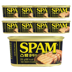 스팸 클래식 스펨 햄 통조림, 200g, 9개