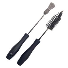 포드 파워스트로크 7.3L 6.0L 6.4L 6.7L 1994-2018용 SMMS 2PCS 인젝터 슬리브 컵 보어 시트 청소 브러시 키트 캐터필러(CAT) 3126 C7 C9