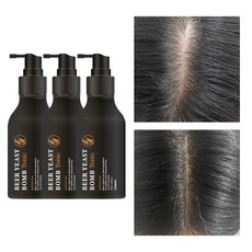 맥주효모 두피 탈모 케어 영양 헤어토닉 부스터 두피 에센스 토닉 앰플 탈모증상완화, 3개, 100ml