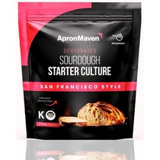 Apron Maven 프리미엄 사워도우 스타터 컬처 - 샌프란시스코 스타일 가보 탈수 간단한 활성화 설명서(한글이 아닐 수 있음) 수제 장인 빵 베이킹용