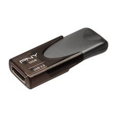 PNY 256GB 터보 Attache 4 USB 3.0 플래시 드라이브, 32GB, 1개