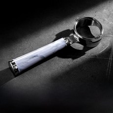 커피 머신 핸들 바텀리스 안정 추출 개조 도구, 10. 58mm---양쪽 귀||스모크 화이트 패턴, 기본
