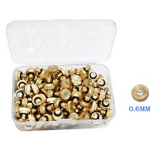 분무기 노즐 황동 농약 정원 관수 미세 분사 스프레이 관개 스레드 안개 저압 미스트 어 물 UNC10-24 먼지 제어 야외 냉각 시스템, 50pcs 0.6mm