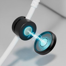 픽스 글로벌 차량 케이블 선 고정 정리 클립 마그네틱 자석 홀더 4개, 블랙