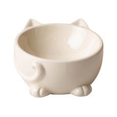 미노미 강아지 고양이 밥그릇 식기 물그릇 식기그릇 도자기 애견 반려동물 식기, 1개, 노란 (밥그릇)