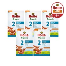 [홀레] 유기농 분유 2단계 5개세트 6~12개월, 500g, 5개