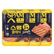스팸 싱글 클래식, 80g, 3개