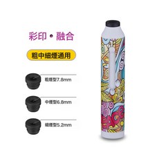 便攜式環保煙套粗中細車載菸灰缸不掉灰神器跨境多色戶外不掉灰, 1個, 彩印融合:如圖