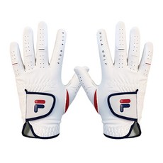 斐樂高爾夫 男女通用超細纖維高爾夫手套 雙手, 白色