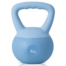 Need 말랑말랑 소프트 PVC 케틀벨 아령, 1개, 4kg, blue