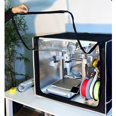 부랩 A1 단열 경화 자동 세로형 프린터 덮개 커버 대나무, O. AMS 커버 배기 조명이있는 수평 버