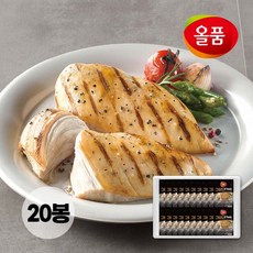 올품 훈제그릴드 닭가슴살 블랙페퍼맛 100g 20봉, 그릴드 닭가슴살 블랙페퍼 100g 20봉