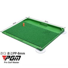 PGM 골프 연습 실내 잔디 볼트레이매트 DJD034, 잔디 홑겹PP-8mm, 1개