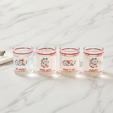 _ 봉주르두부 변색 소주잔 50ml 4P세트_GA0126031