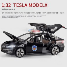 합금모형 에디션 부가티 합금 자동차 모형 장난감 1 32, 1개, B_테슬라 경찰차-블랙