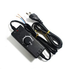 국산 조광기 120W 원형 콘센트 LED 조명 디밍 밝기조절 스위치, 블랙