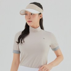 레노마골프 여성 소매 배색 골지 하이넥 반팔 티셔츠 RWTHL6111-508 2801989