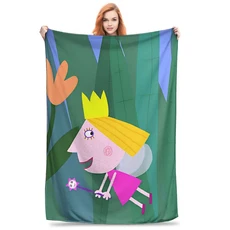B Ben And H Holly Dreamy World 담요 양털 원더 리얼름 홈 소파 침대보를위한 다기능 따뜻한, 200x150cm, 01 7