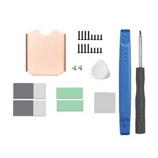 순수 구리 라디에이터 M2 NVME SSD 쿨러 패드 TN30 TN42 TN80 SteamDeck M2 2230 2242 2280 SSD 히트싱크 냉각 패드 지원, 02 30plus, 1개