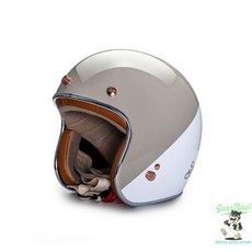 【Gear Base 吉兒基地】 摩德 MODER 安全帽 ARON艾倫-亮光淺奶茶 復古帽, 1個