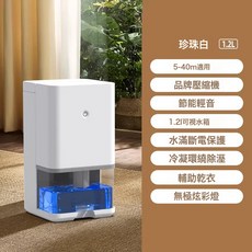 除溼機家用靜音浴室內回南天小型乾燥抽溼器香港臺灣110v可用, 白色【國內可用110V】臺灣:1個