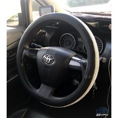 逸品 閃鑽滿鑽車用方向盤皮套, 紅色