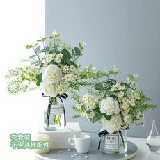 조화 1 무리 월 웨딩 꽃 꽃을 들고 거베라 파티 꽃 꽃 홈 플랜트 꽃다발 거베라 장식, 두 세트가 더 비용 효율적입니다, 1개