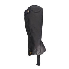 하프 챕스 승마 아대 보호대 레그가드 워머 남성용 팬츠 바지 이너웨어, 6. 성인용 블랙 3XL 38cmx40cm