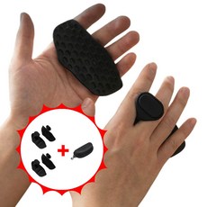 일리마 굳은살 방지 간편 착용 피트니스 헬스 그립 스트랩 1+1, 1세트, 블랙