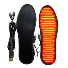 스타일럭 USB 발열깔창 온열깔창 겨울신발 등산 낚시 군인 깔창, 1개