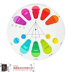 老人牌 JANUA 調色配色兩用轉盤