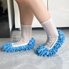 혜명생필품몰 발로닦는 셔닐 청소용 방바닥 걸레 슬리퍼 커버, 본상품