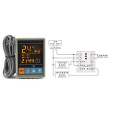 AC90 250V四個時段定時溫度控制器 精準控溫 適用多種設備, 1個