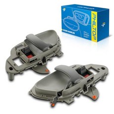 PHILTOP 외부 크롬 도어 핸들 전면 왼쪽 및 오른쪽 2개 2001-2004 토요타 타코마 교체 # 69MX 768MX 6922035030 6921035030 T, Interior-FL & FR-GM1352101 & G