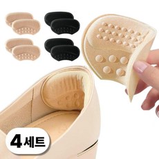 투니스 컴포트 벗겨짐 방지 신발 뒤꿈치 패드 4개입
