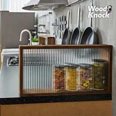 미엔우드 DIY 원목 주방 파티션 유리 가림막 아일랜드 식탁 칸막이 나무파티션, 600x120x300월넛색+모루