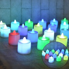 인테리어 LED캔들 취침 프로포즈 칼라 무드등