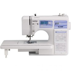 브라더 HC1850 재봉 및 퀼팅 기계 185개 내장 스티치 LCD 디스플레이 8개 포함 바늘발, 상품선택